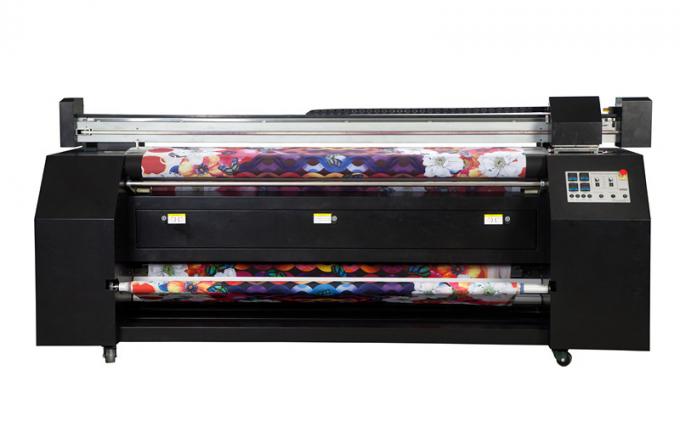La doppia del lato macchina di stampaggio di tessuti di Digital direttamente per il manifesto dell'interno ed all'aperto fa 1