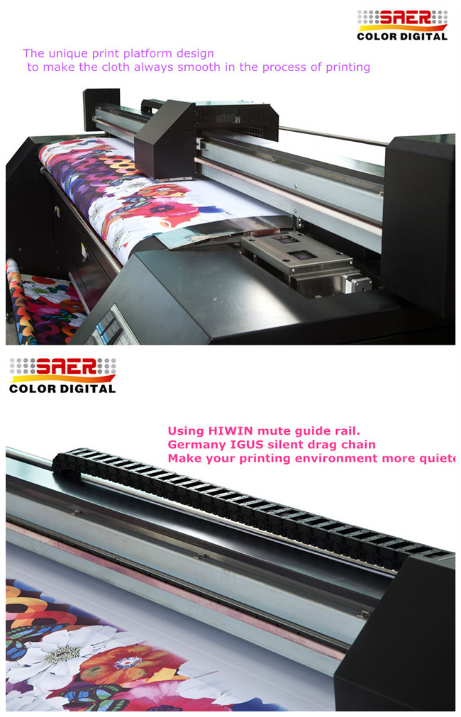Stampatrice capa del tessuto di Epson Digital di colore di CMYK quattro 3
