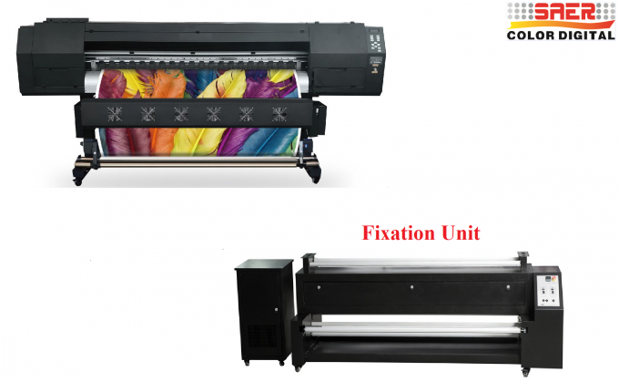 1800 dpi direttamente macchina da stampa tessile con asciugatrice stampante a infrarossi 7